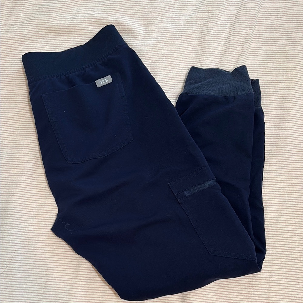 Figs Navy Blue Jogger Scrubs